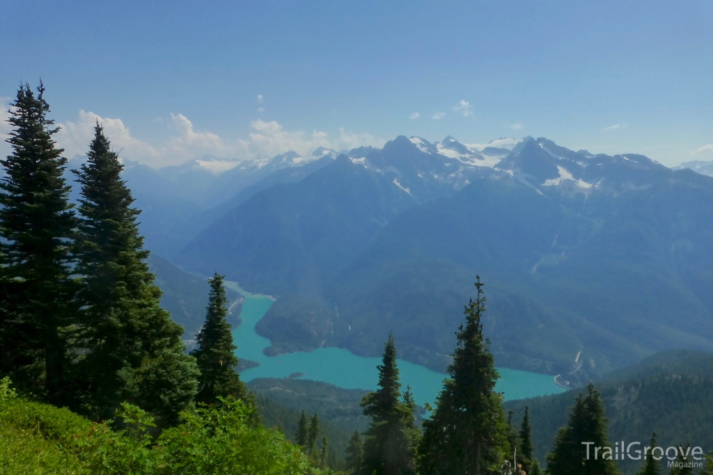 Ross Lake and Snowfield Peak from Sourdough Lookout