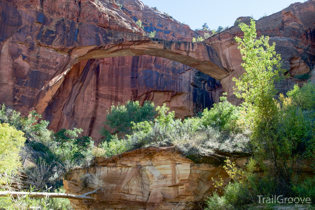 The Escalante Natural Bridge in Southern Utah