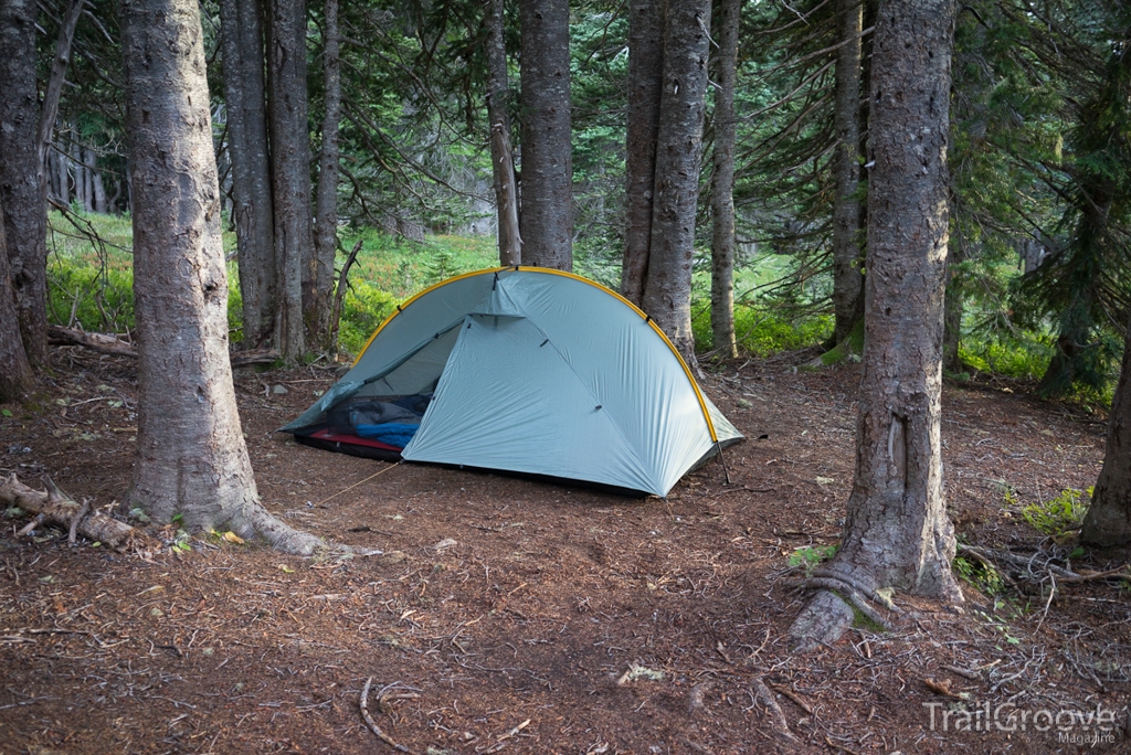 Campsite on the Bailey Range Traverse