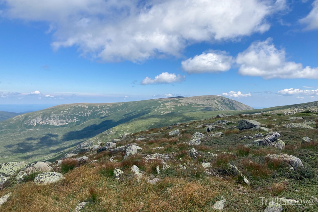 View from Katahdin across the Table Land and the Saddle Trail