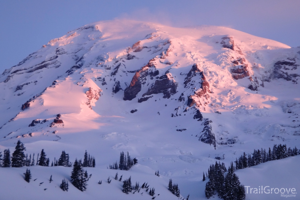 Mount Rainier in Winter