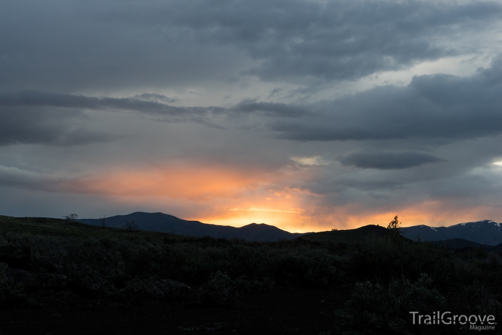 Craters of the Moon Sunset