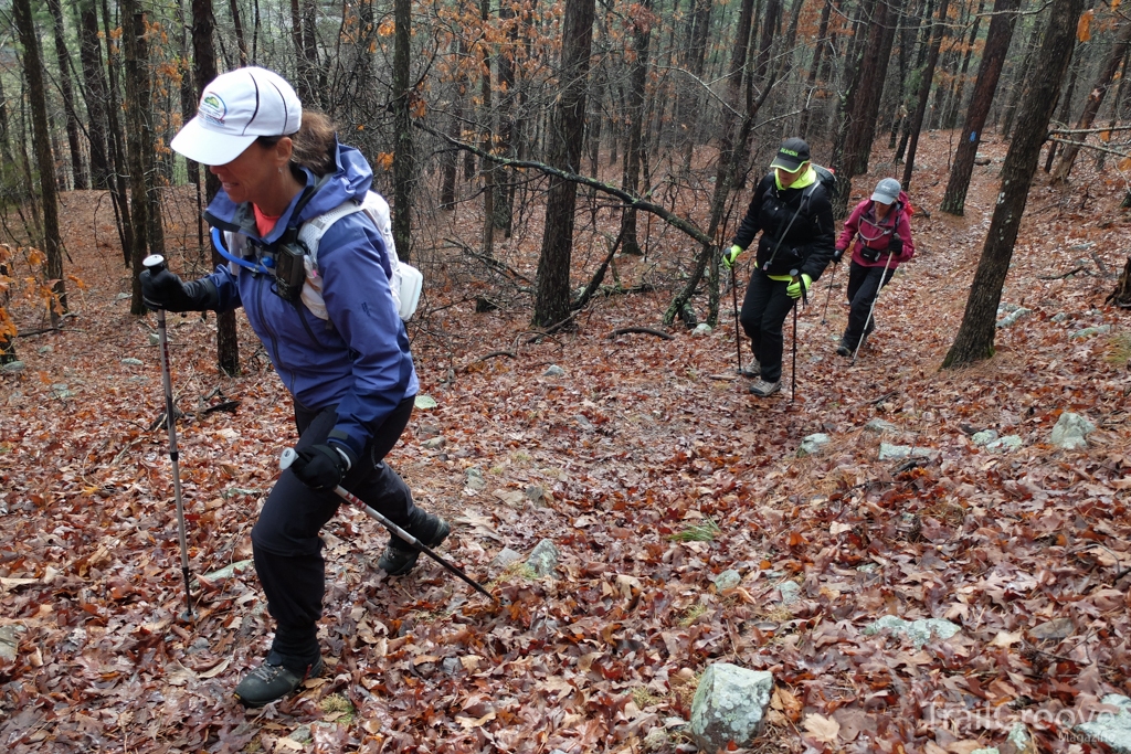 Hiking Uphill on the Ouachita Trail