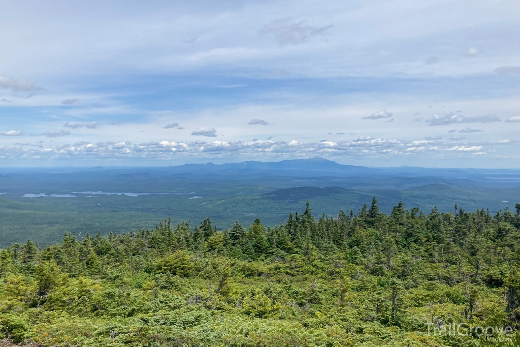 View of Baxter State Park and Katahdin from Whitecap Mountain (3,654')