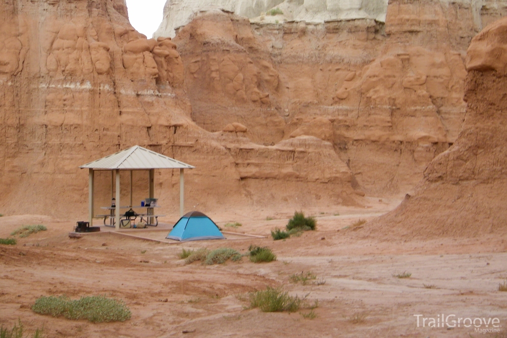 Camping in Goblin Valley State Park Utah