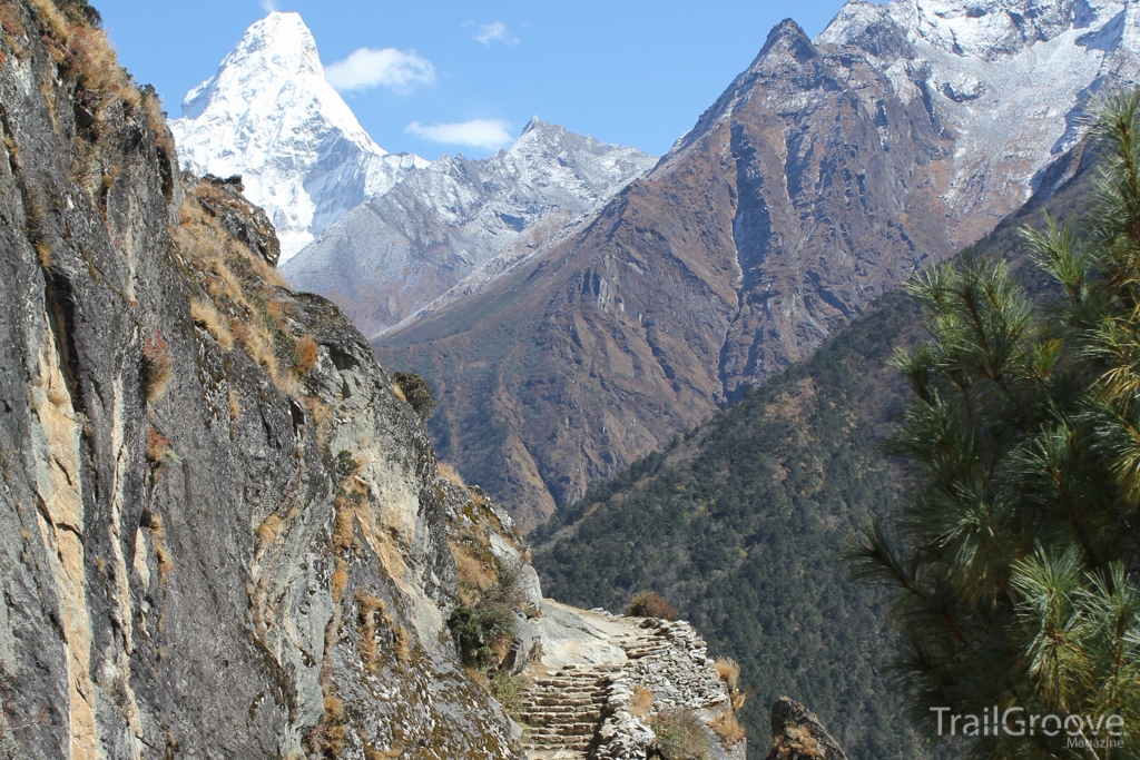 View of Ama Dablam along the Hike to Everest Base Camp