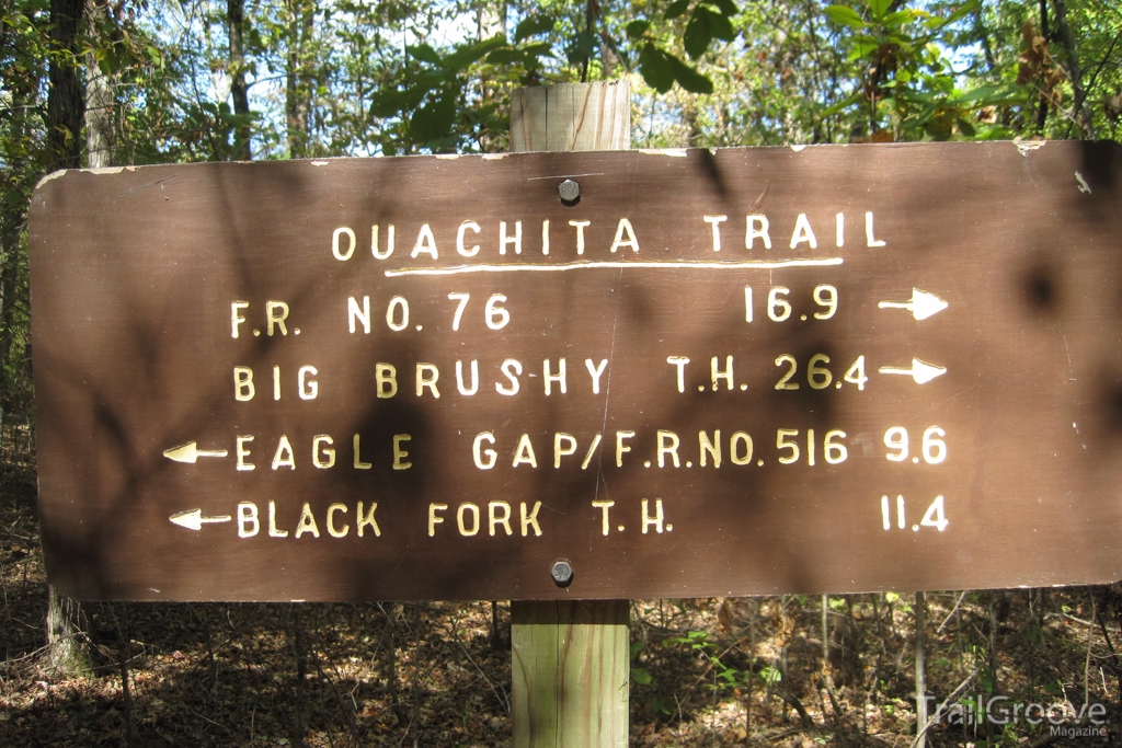 Ouachita Trail Sign