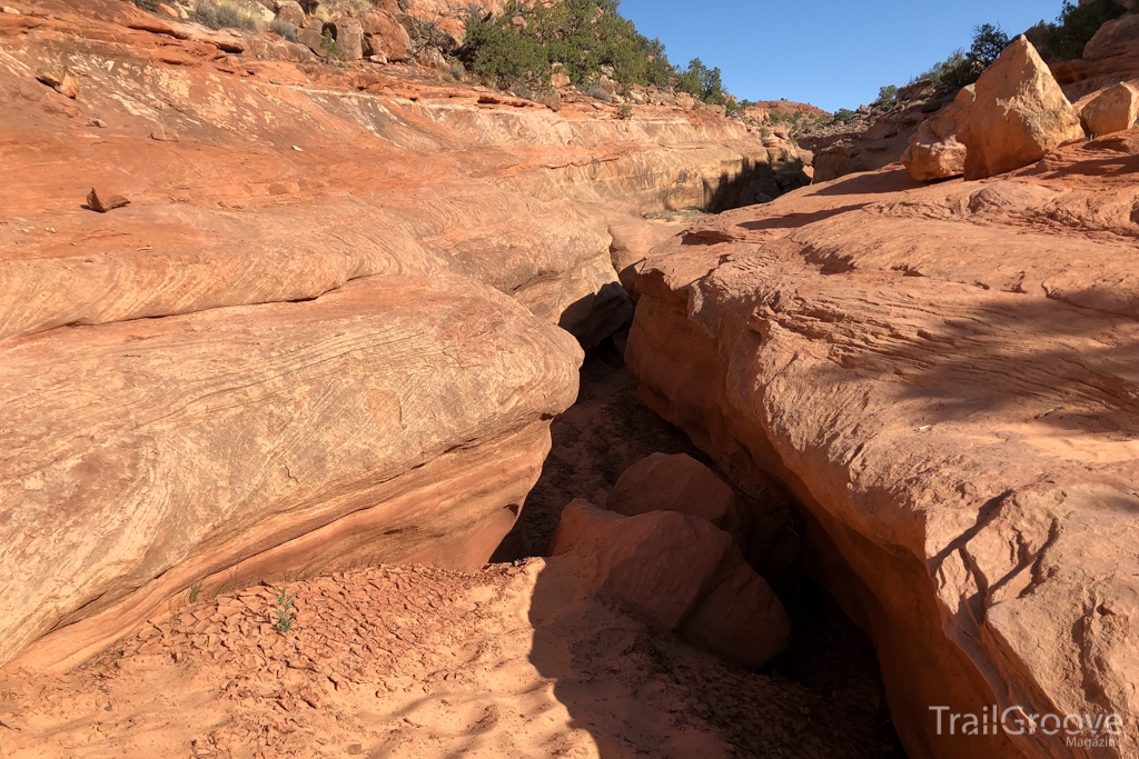 Hiking to a Slot Canyon