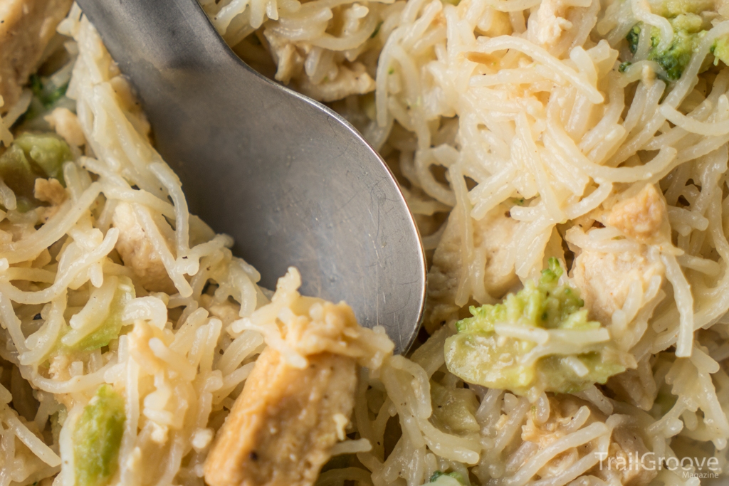 Sweet & Savory Noodles with Broccoli Backpacking Recipe