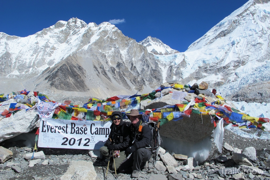 Susan and Bill Dragoo at Mount Everest Base Camp