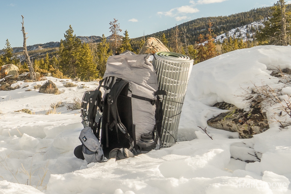 Carrying a CCF Backpacking Sleeping Pad on the Outside of a Backpack